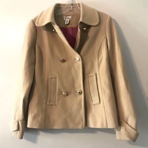 Lilly Pulitzer Tan pea coat
